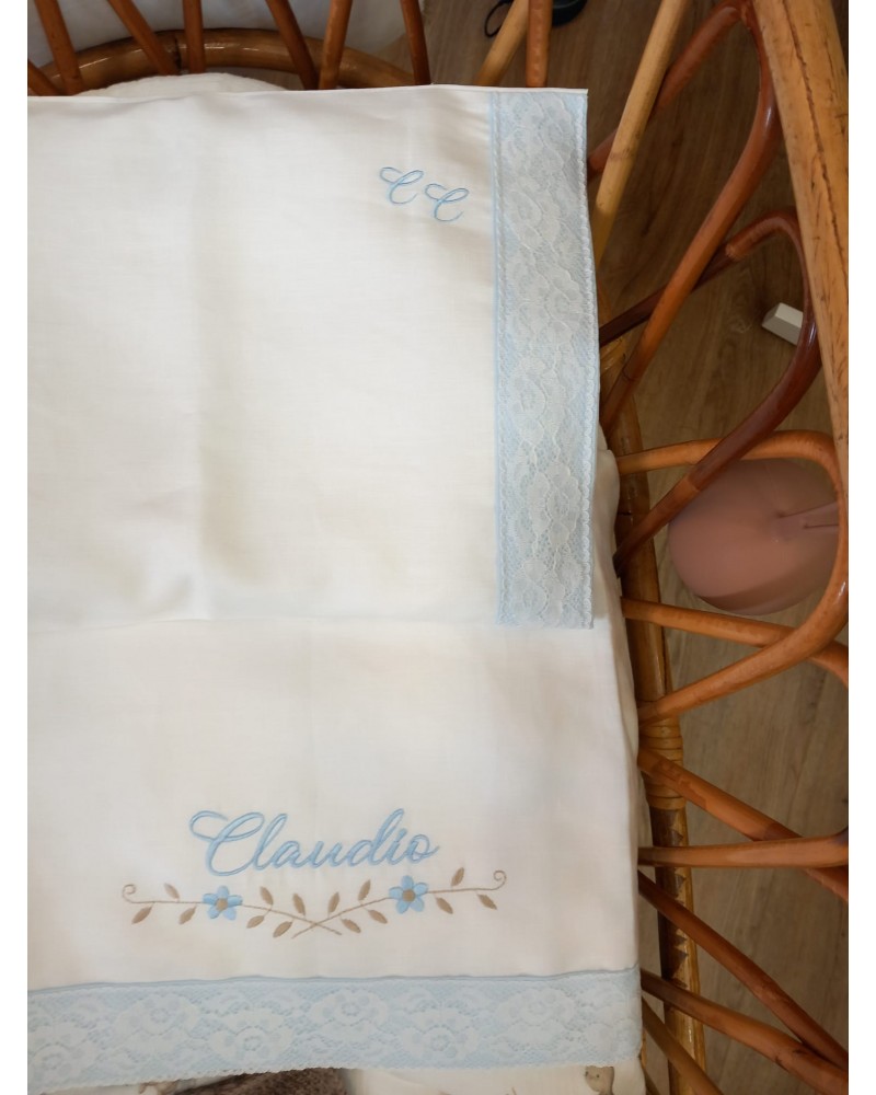 Lenzuolino personalizzato Roseline