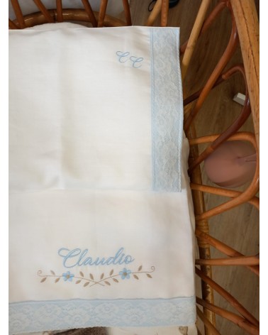 Lenzuolino personalizzato Roseline