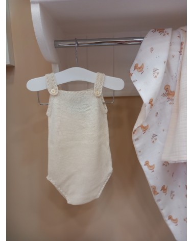 Bodino in filo di cotone, Voilà Newborn Little Cloud Panna