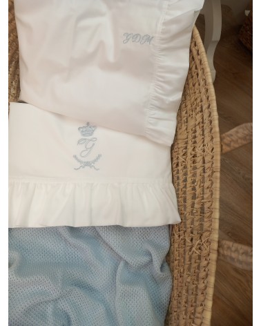 Lenzuolino personalizzato con rouche