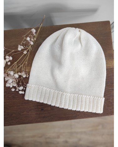 Cappellino nascita in filo di cotone