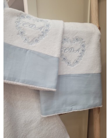 Coordinato bagno accappatoio e asciugamani