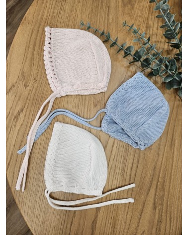 Cuffietta nascita in filo di cotone
