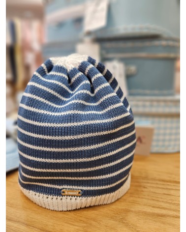 Cappellino neonato in filo - Il Trenino