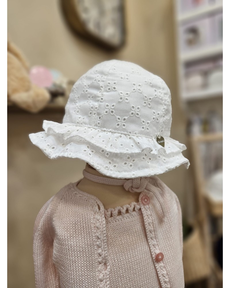Cappellino per il sole in sangallo - Il Trenino