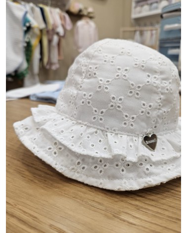 Cappellino per il sole in sangallo - Il Trenino