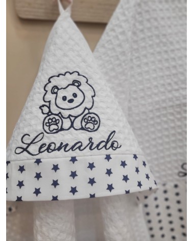 Accappatoio neonato in apone Stars