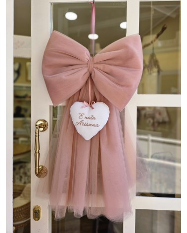 Fiocco Nascita in tulle