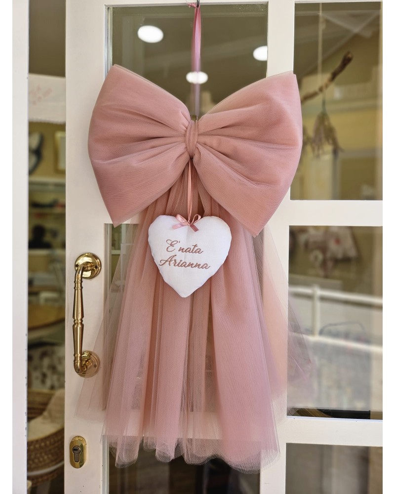 Fiocco Nascita in tulle