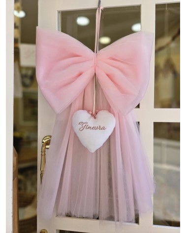 Fiocco Nascita in tulle