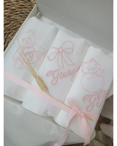 Orsetto, fiocchetto, volpe stilizzata Cipria valentine love
