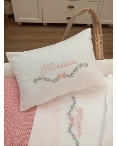 Cuscino decorativo in plumetis