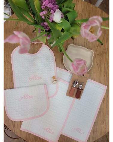 Set Asilo, tovaglietta e bavaglino