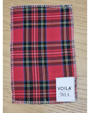 Bavaglino in tartan Il Primo Natale di