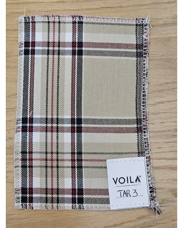 Bavaglino in tartan Il Primo Natale di