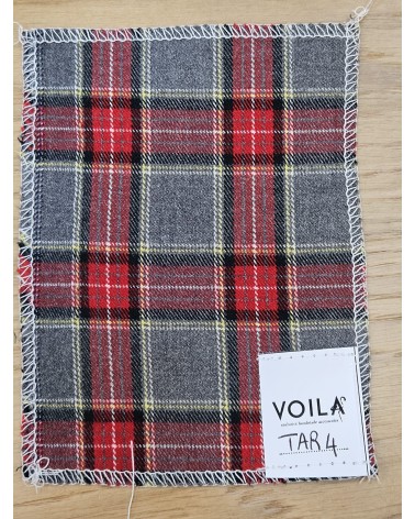 Bavaglino in tartan Il Primo Natale di