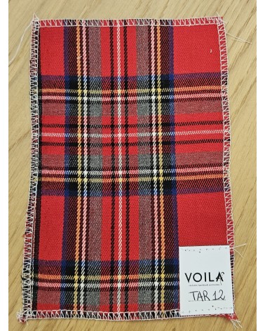 Bavaglino in tartan Il Primo Natale di