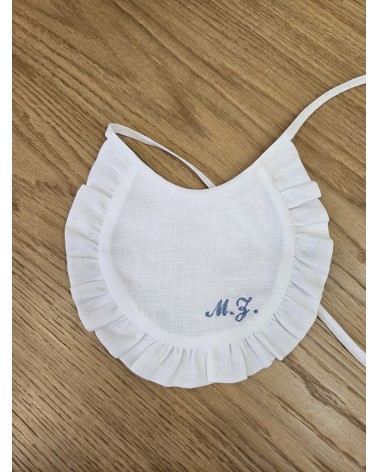 Bavaglino personalizzato con rouche