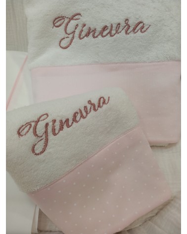 ricamo valentine love rosa antico