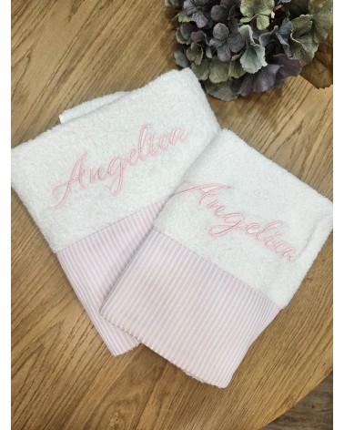 ricamo rosa confetto valentine love