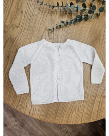 cardigan filo bianco
