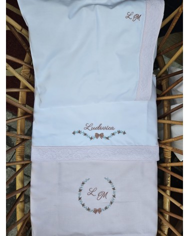 Coordinato nascita in cotone Roseline