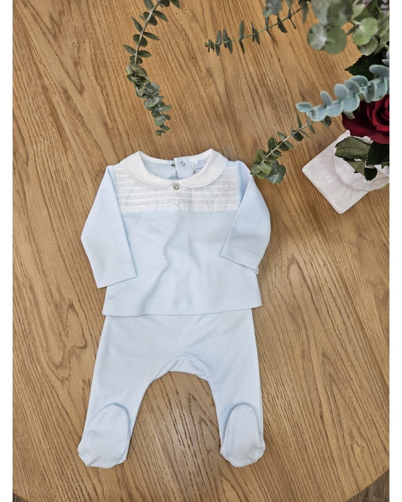 Completo due pezzi in jersey di cotone