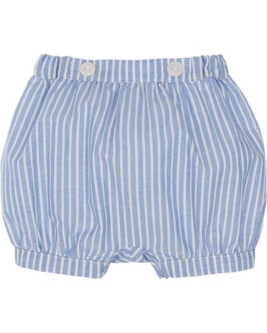 Completo pantaloncini e bodino neonato mezza manica in cotone con colletto