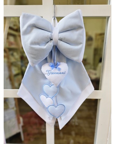 Fiocco Nascita Baby Love con pendenti modello Leonardo