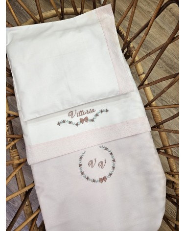 Coordinato nascita in cotone Roseline