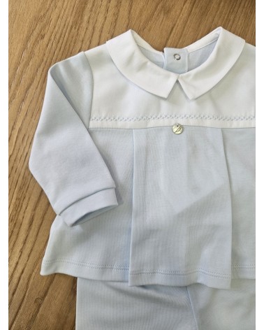 Completo due pezzi neonato in jersey di cotone - Puretè