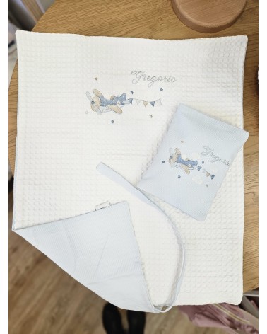 Coordinato Cambio Baby Love, portapannolino e fasciatoio da viaggio