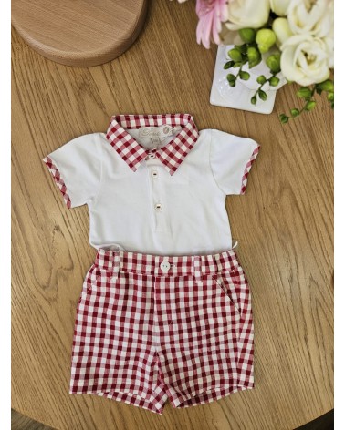 Completo due pezzi, bodino con pantaloncini