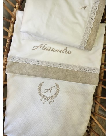 Lenzuolino con pizzo sangallo 2