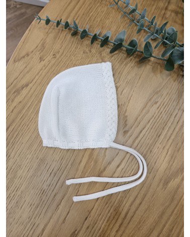 Cuffietta nascita in filo di cotone
