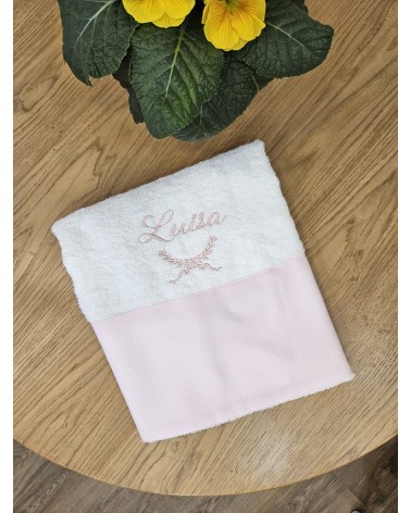 Telo bagnetto Baby Love in spugna di cotone