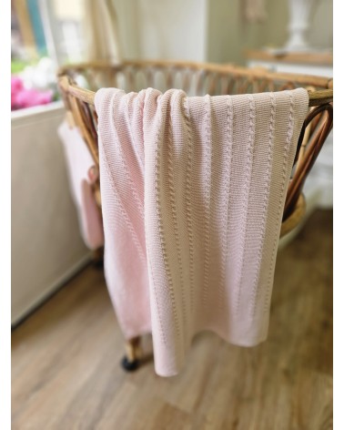 Copertina neonato in filo di cotone