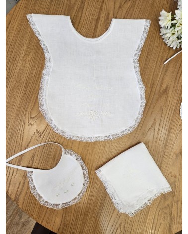 Coordinato Battesimo con pizzo