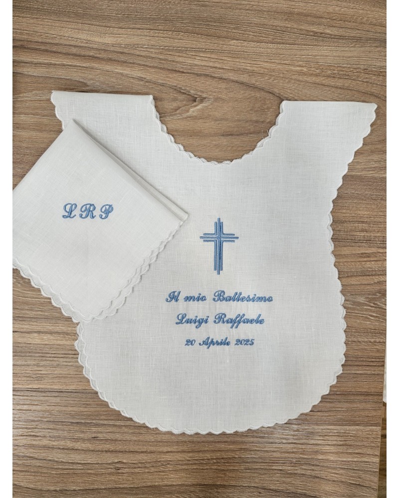 New Adina celeste Croce stilizzata