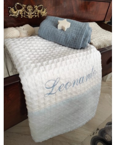 Telo Bagnetto in apone e plumetis