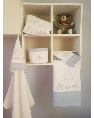 Coordinato da bagno in spugna