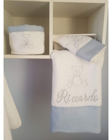 Coordinato da bagno in spugna