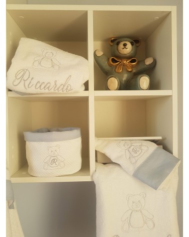 Coordinato da bagno in spugna