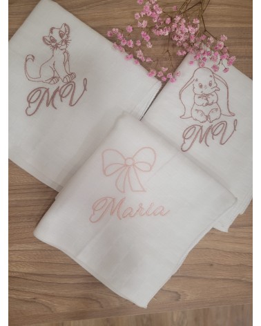 Tris di quadrati di cotone personalizzati