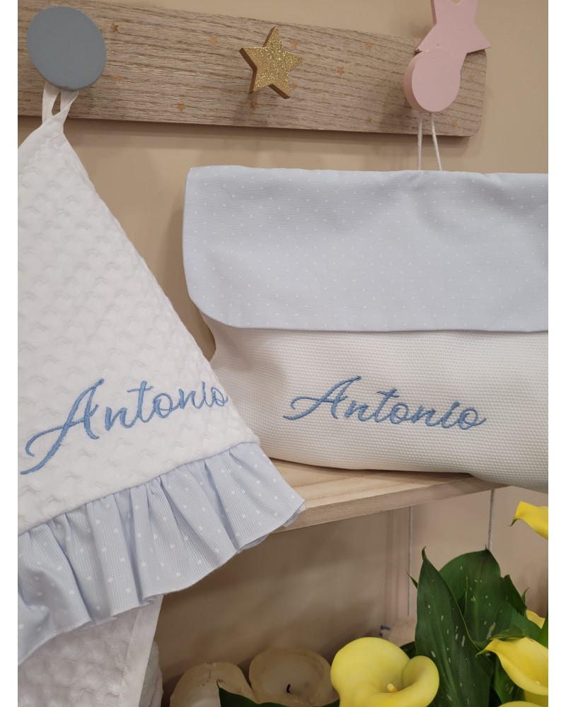Coordinato accappatoio e busta nascita