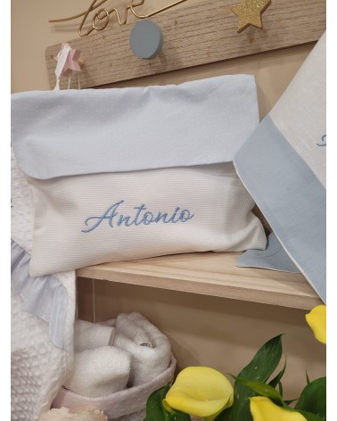 Coordinato accappatoio e busta nascita