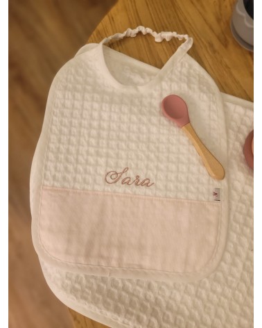 Set Asilo in apone, tovaglietta e bavaglino