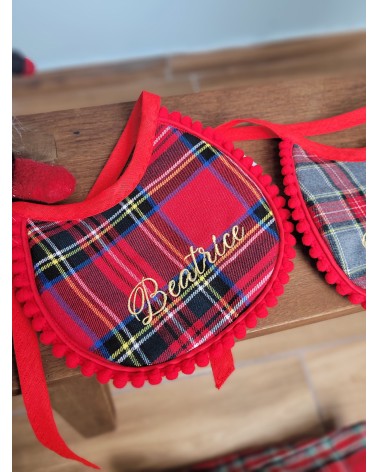 Coppia di Bavaglini tartan