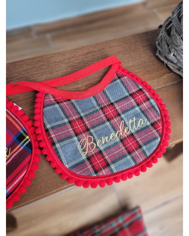 Coppia di Bavaglini tartan