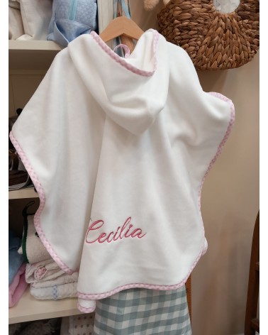 Accappatoio Poncho in spugna di bamboo